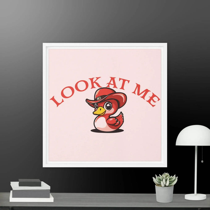 Look At Me Framed canvas - STYLISHOUR