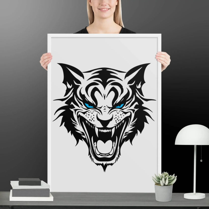 Fierce Fusion Wall Art Framed poster - STYLISHOUR