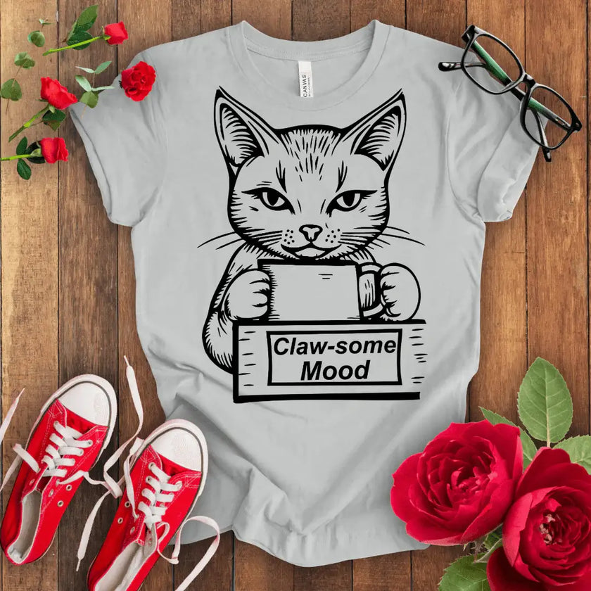 Awesome Mood Kitten T-shirt - STYLISHOUR
