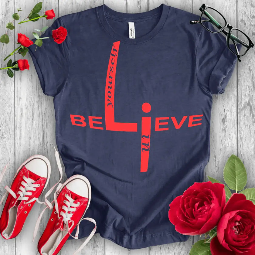 Self-Confidence Tee: Believe in You - STYLISHOUR