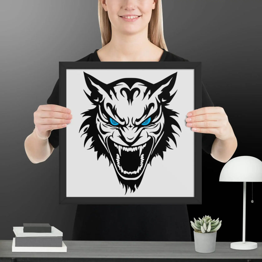 Jungle Madness Wall Art Framed poster - STYLISHOUR