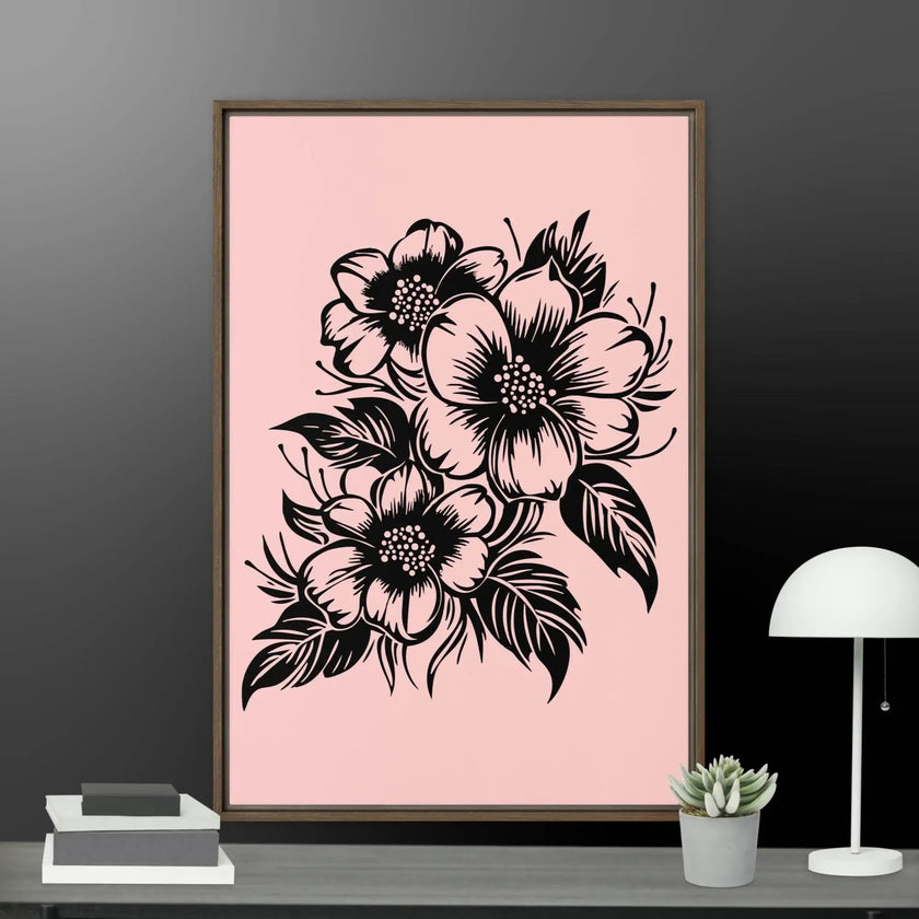Flower Framed canvas - STYLISHOUR