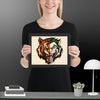 Roaring Madness – Joker Lion Fusion Art Framed poster - STYLISHOUR