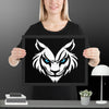 Feral Grin Wall Art Framed poster - STYLISHOUR