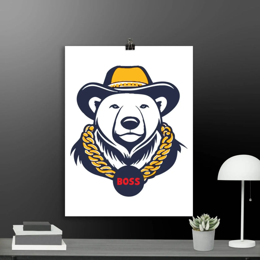 Bear Boss Poster - STYLISHOUR