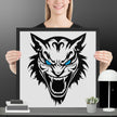 Jungle Madness Wall Art Framed poster - STYLISHOUR