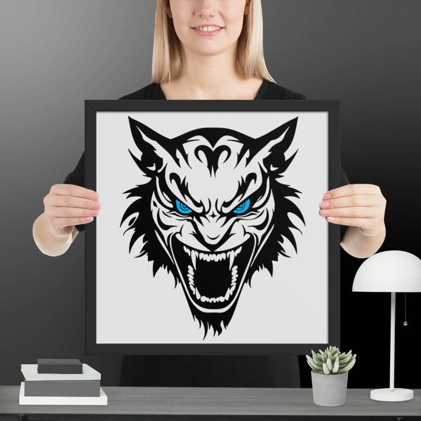 Jungle Madness Wall Art Framed poster - STYLISHOUR