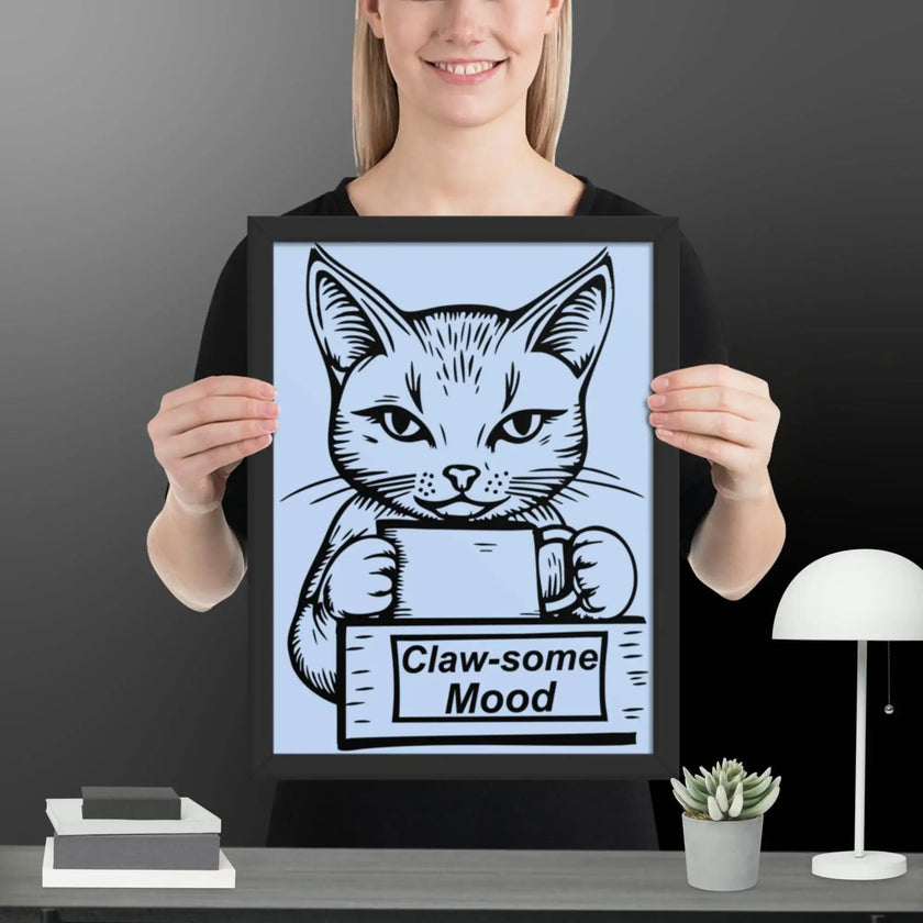 Awesome Mood Framed matte paper poster - STYLISHOUR