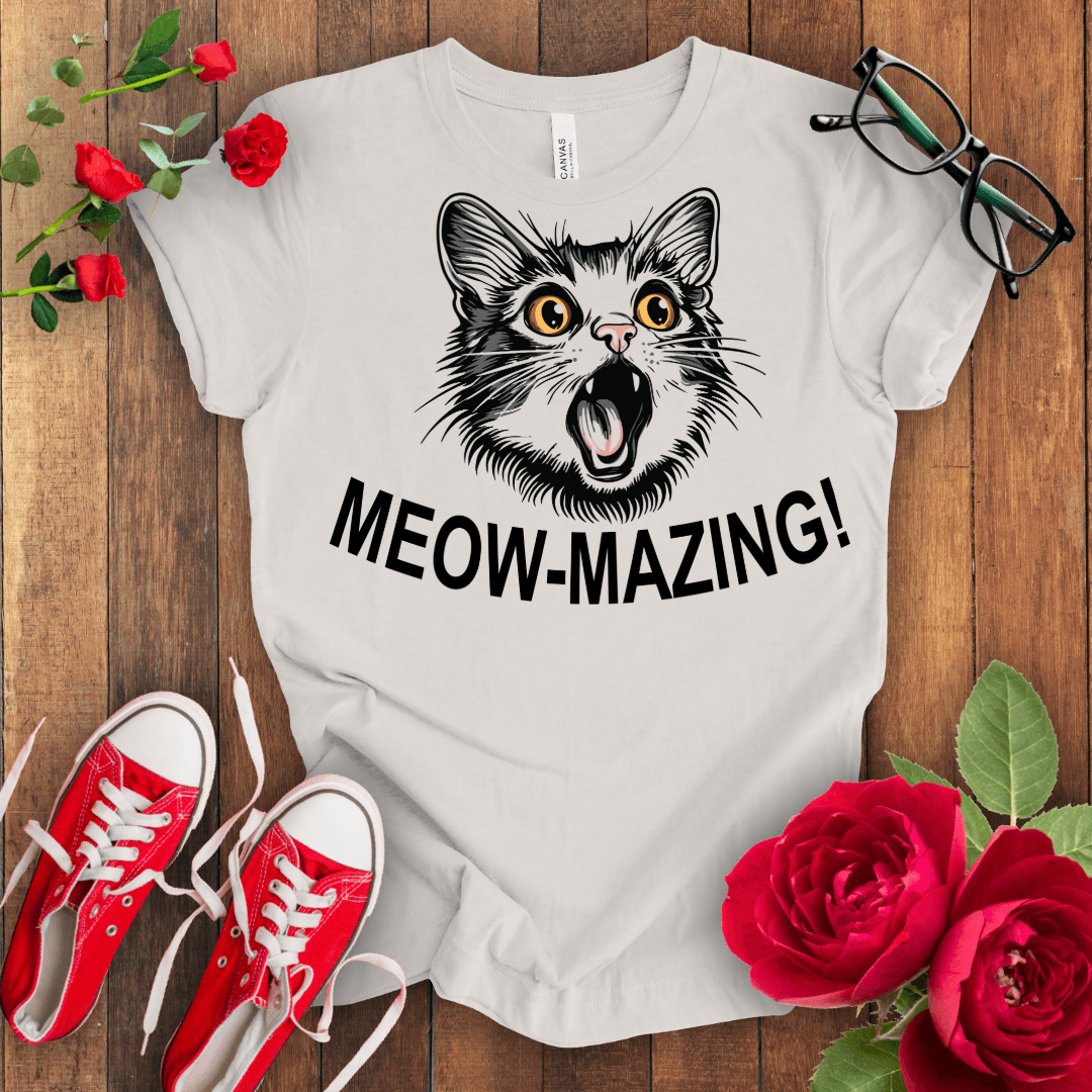 Meow Amazing Cat T-shirt - STYLISHOUR