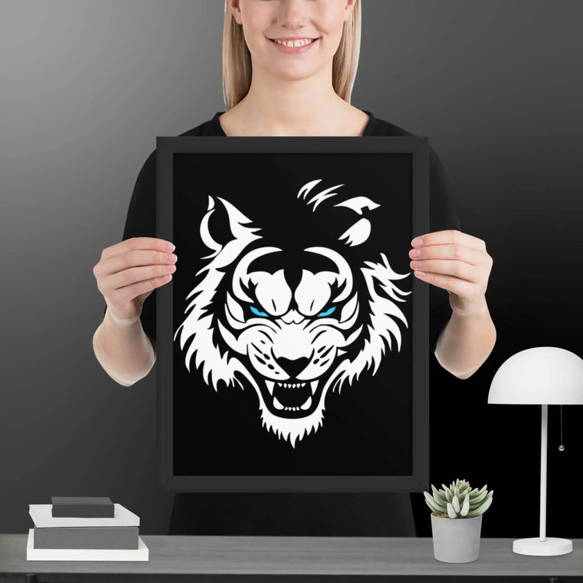 Fusion of Beast and Madness Framed poster - STYLISHOUR