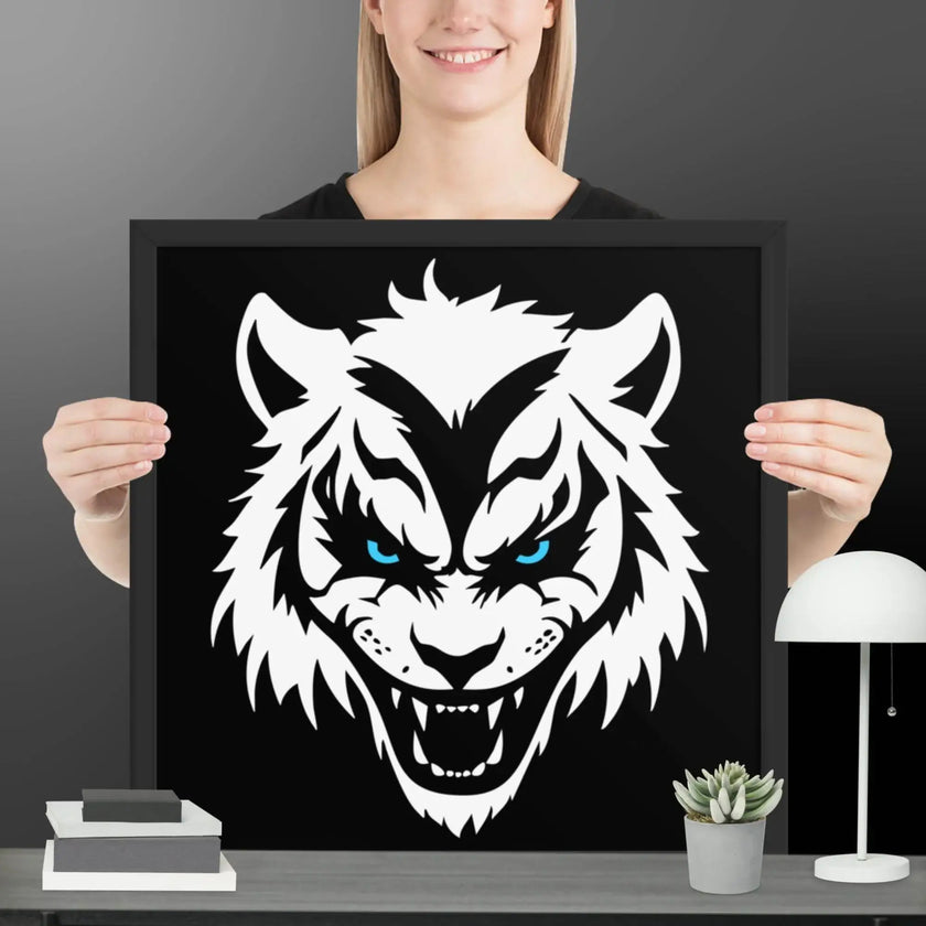 Fusion of Chaos and Power Framed poster - STYLISHOUR