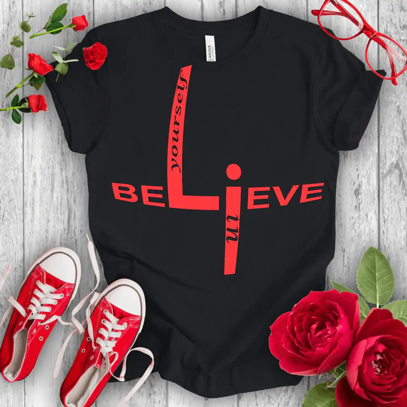 Self-Confidence Tee: Believe in You - STYLISHOUR