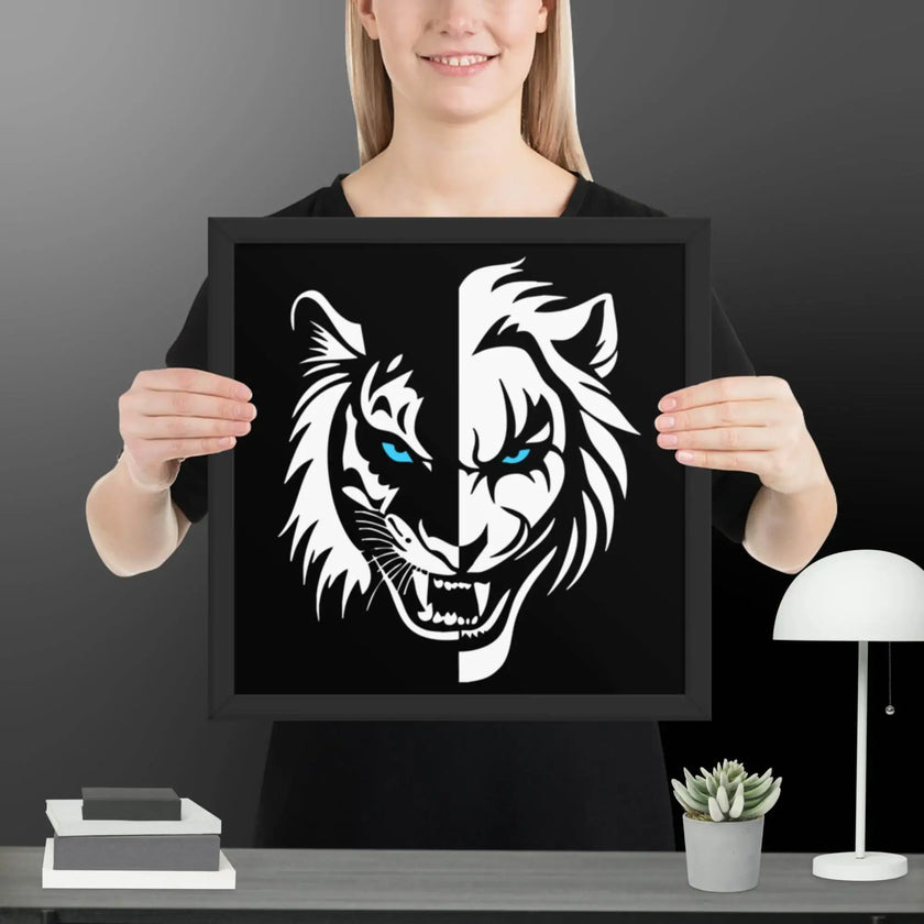 Roar & Madness Wall Art Framed Poster - STYLISHOUR