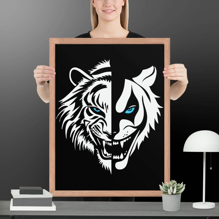Laugh of the Wild Framed poster - STYLISHOUR