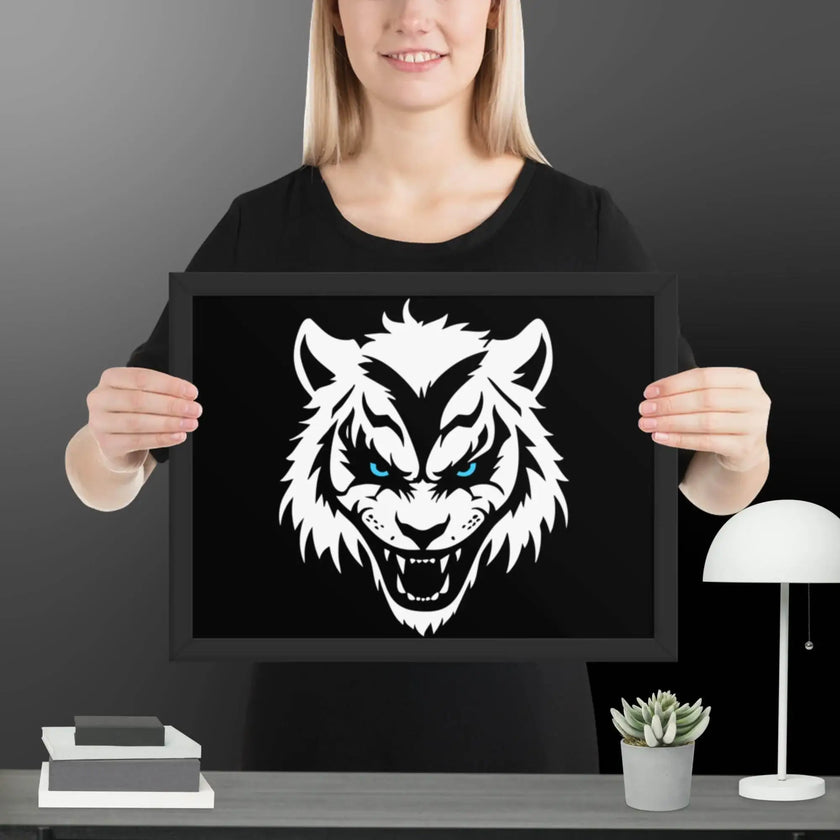 Fusion of Chaos and Power Framed poster - STYLISHOUR