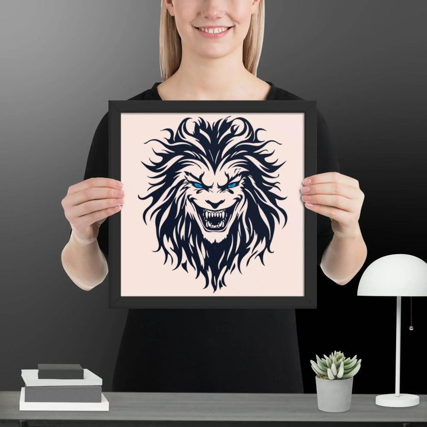 Savage Smile Wall Art Framed poster - STYLISHOUR