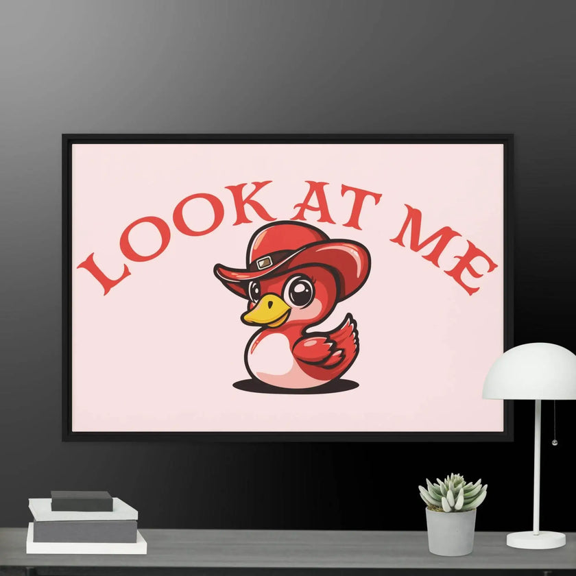 Look At Me Framed canvas - STYLISHOUR