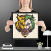 Jungle Madness Framed poster - STYLISHOUR