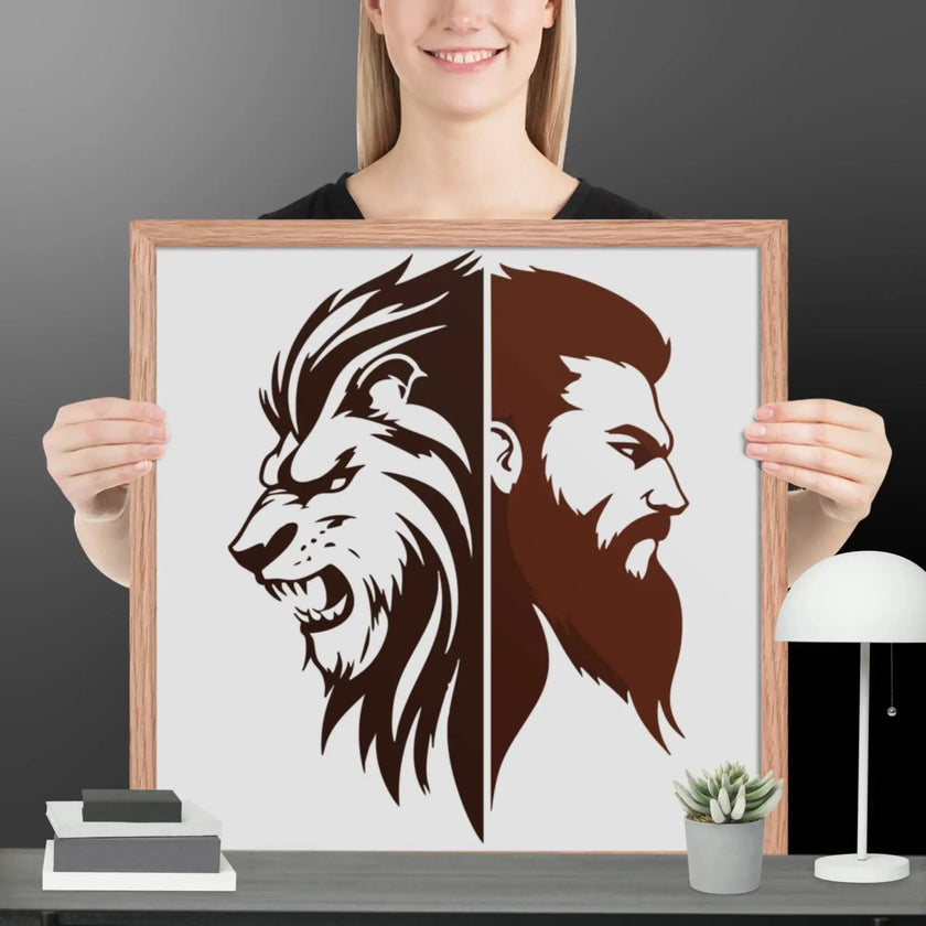 Fierce Fusion Wall Art Framed poster - STYLISHOUR