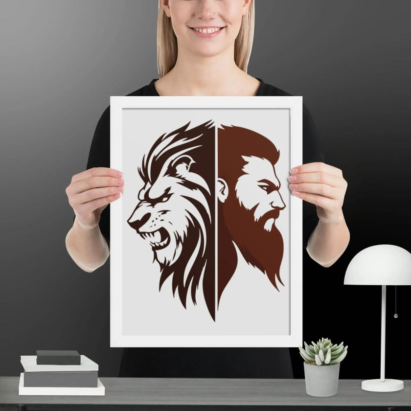 Fierce Fusion Wall Art Framed poster - STYLISHOUR