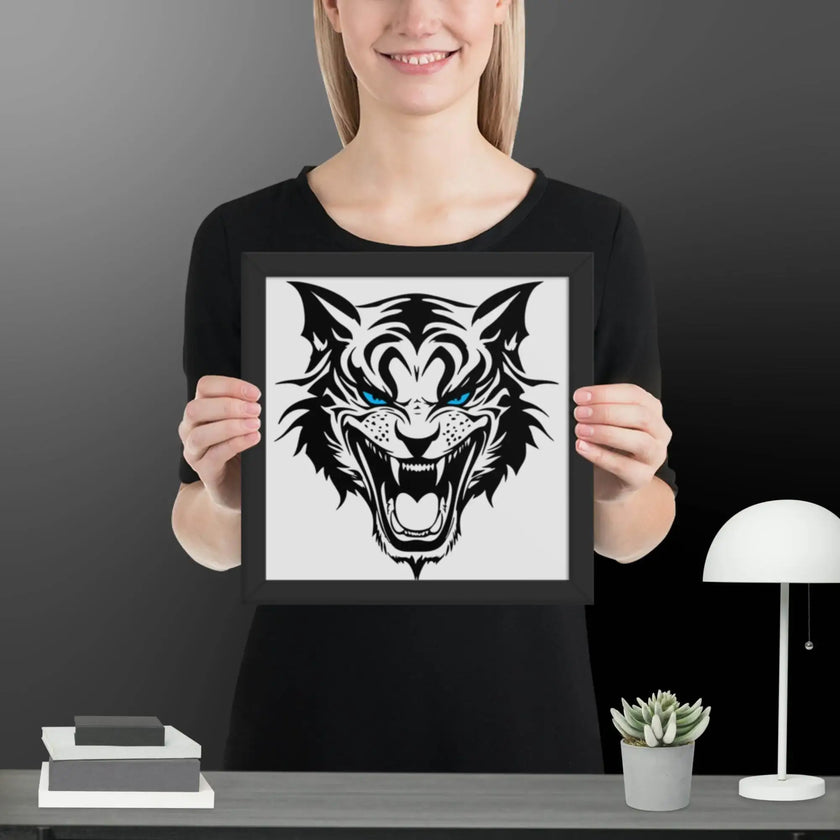 Fierce Fusion Wall Art Framed poster - STYLISHOUR