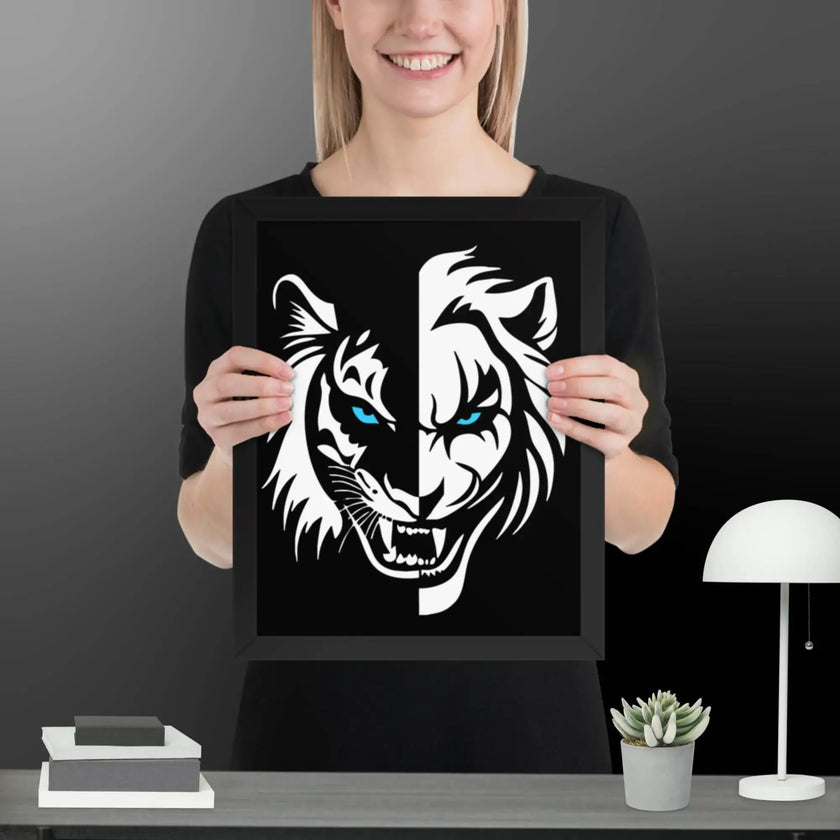 Roar & Madness Wall Art Framed Poster - STYLISHOUR