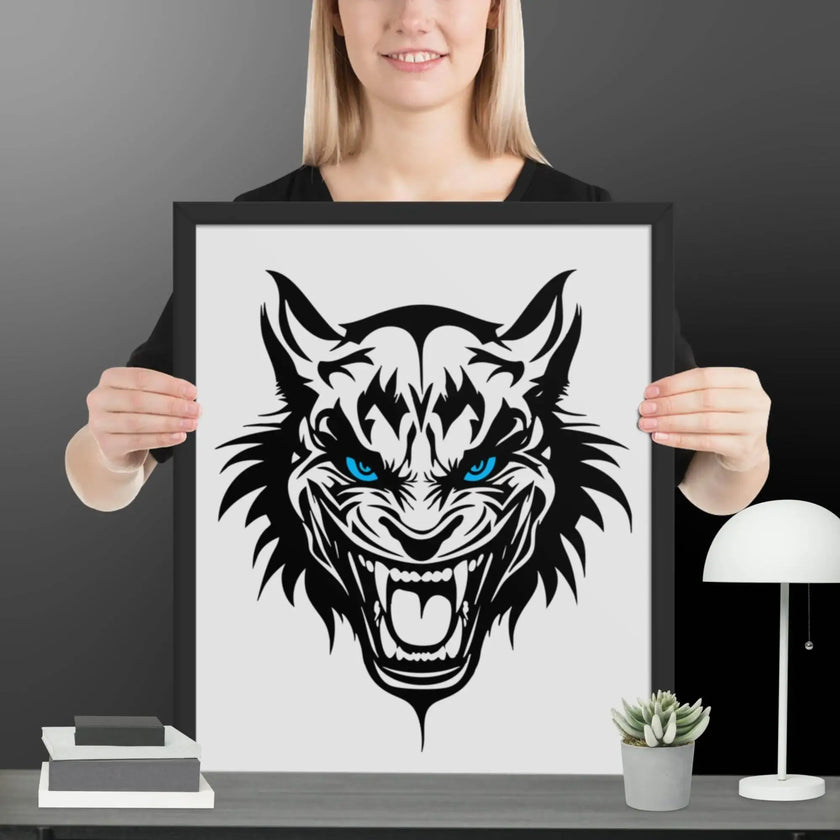 Savage Laughter Wall Art Framed poster - STYLISHOUR