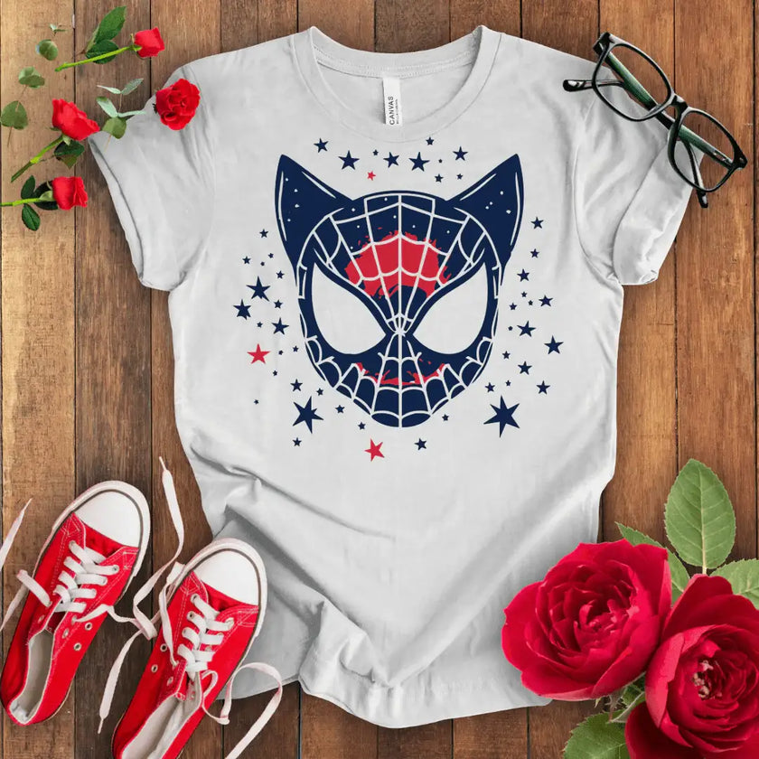 Spider Cat Tee: Purrfectly Stylish! - STYLISHOUR