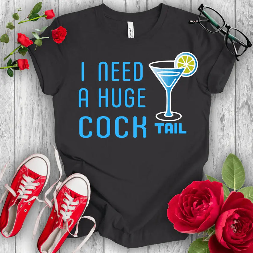 I need a huge cocktail premium tee - STYLISHOUR