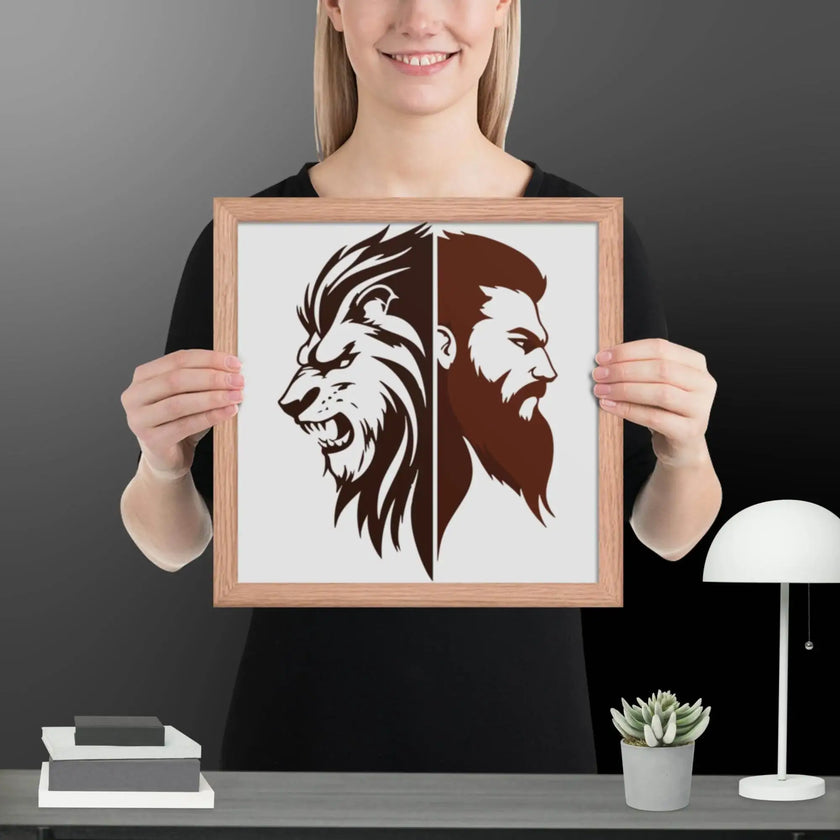 Fierce Fusion Wall Art Framed poster - STYLISHOUR