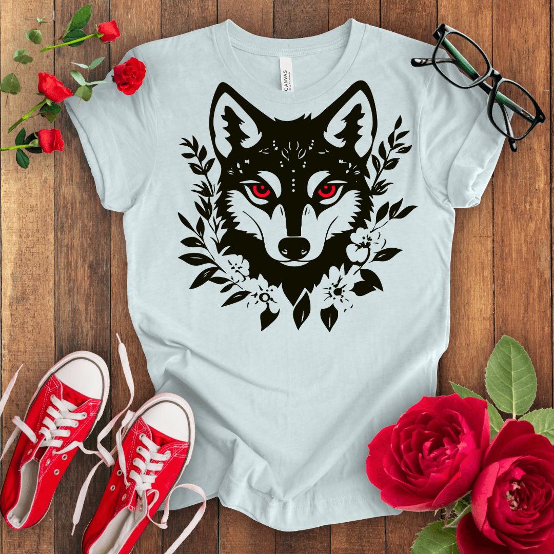 Red Eye Wolf T-shirt - STYLISHOUR