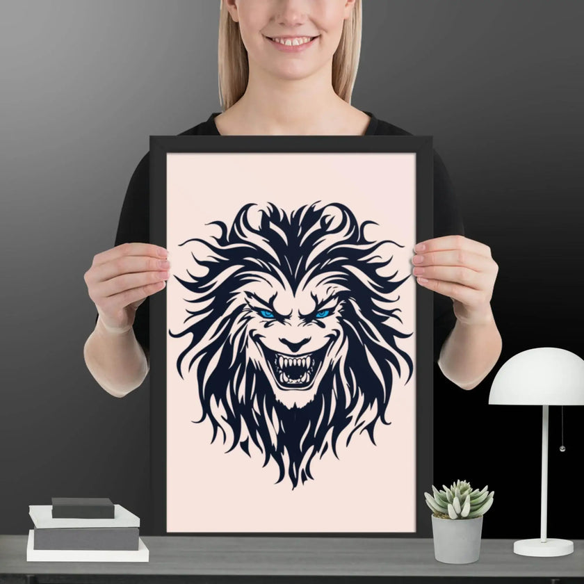 Savage Smile Wall Art Framed poster - STYLISHOUR