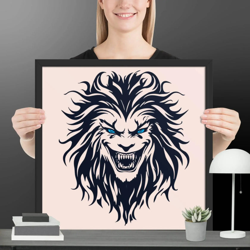 Savage Smile Wall Art Framed poster - STYLISHOUR