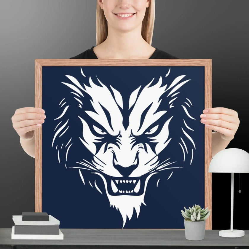 Roaring Madness Framed poster - STYLISHOUR