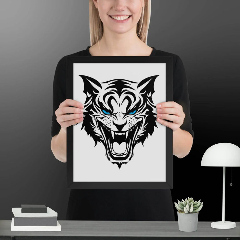 Fierce Fusion Wall Art Framed poster - STYLISHOUR