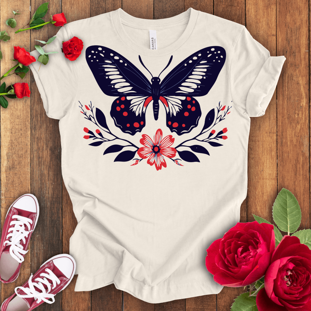 Dance of Wings Butterfly T-shirt - STYLISHOUR