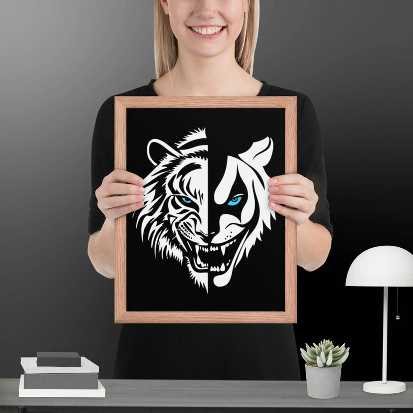 Laugh of the Wild Framed poster - STYLISHOUR