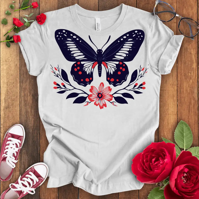 Dance of Wings Tee - Butterfly Frills - STYLISHOUR