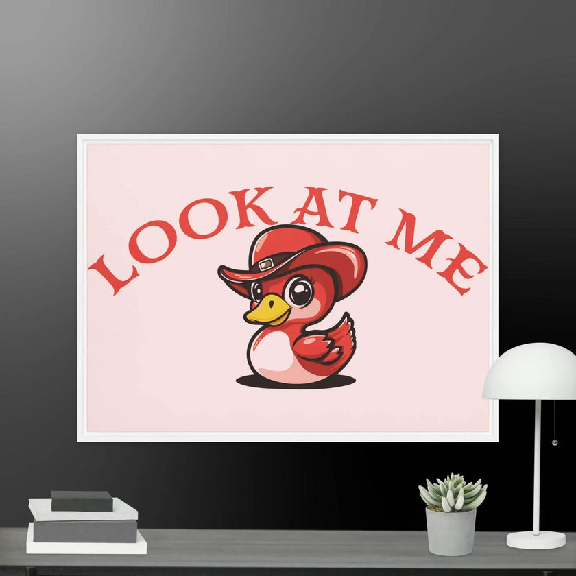 Look At Me Framed canvas - STYLISHOUR