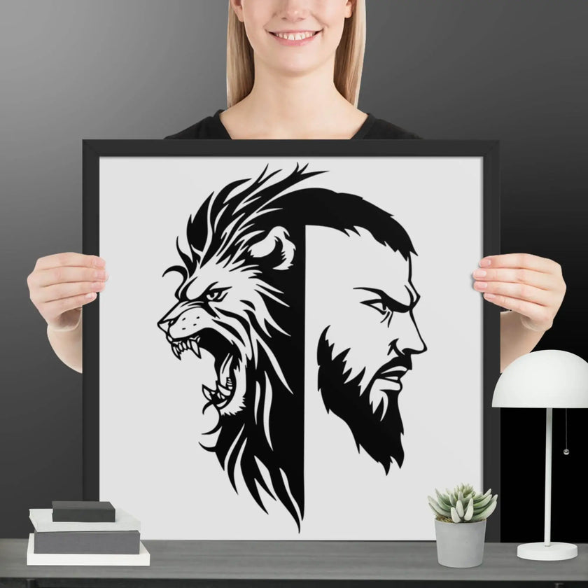 Fierce Fusion Wall Decor Framed poster - STYLISHOUR