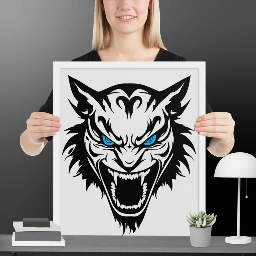 Jungle Madness Wall Art Framed poster - STYLISHOUR