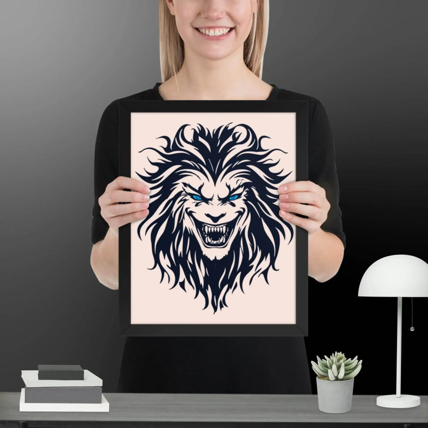 Savage Smile Wall Art Framed poster - STYLISHOUR