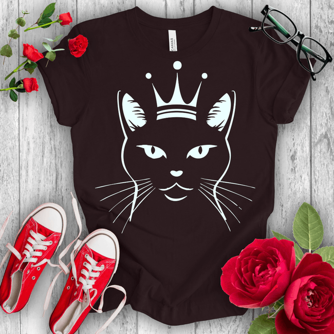 Purrfect Queen Kitty T-shirt - STYLISHOUR