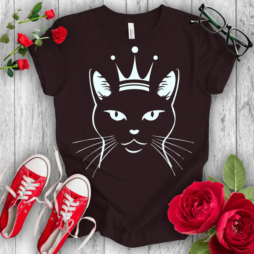 Queen Kitty Tee - Purrfection in Style - STYLISHOUR