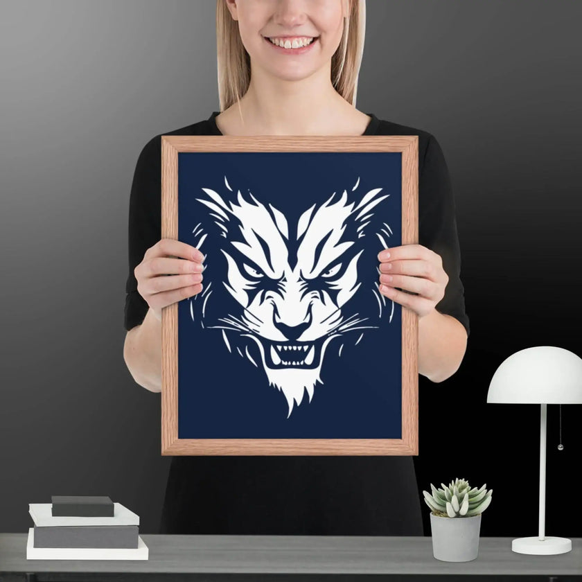 Roaring Madness Framed poster - STYLISHOUR