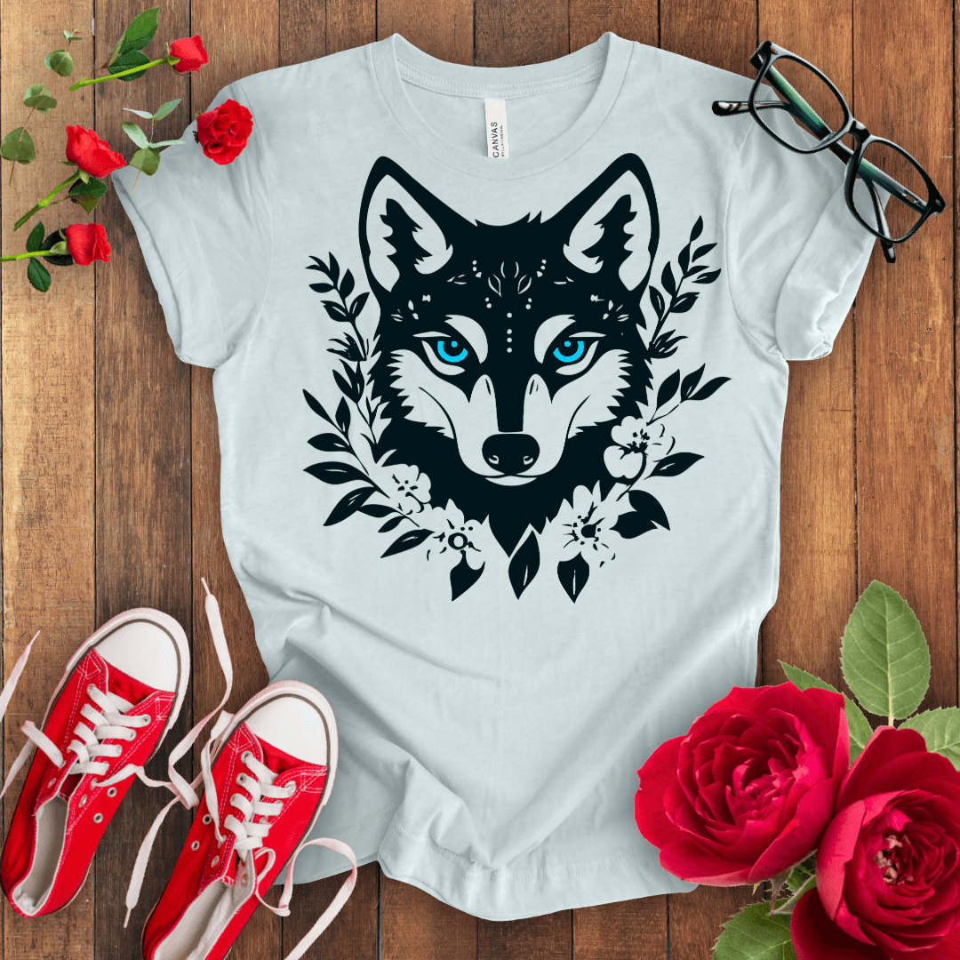 Blood Moon Hunt Wolf T-shirt - STYLISHOUR