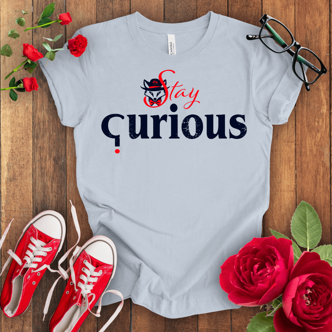 Stay Curious Fox T-shirt - STYLISHOUR