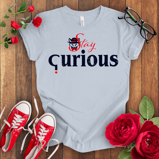Stay Curious Fox T-shirt - STYLISHOUR