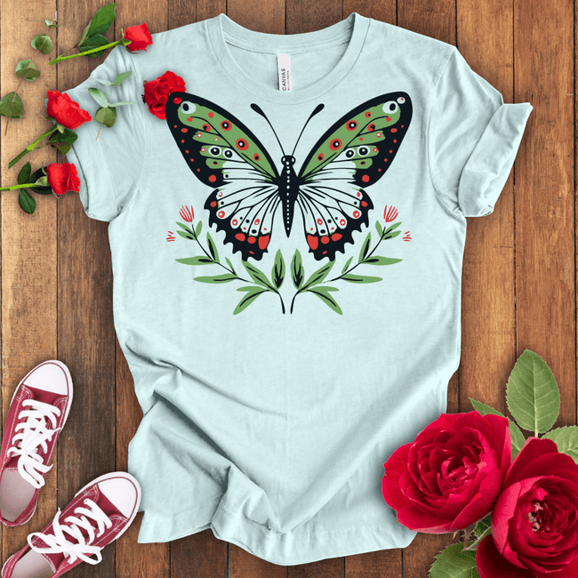 Colors in Flight Butterfly T-shirt - STYLISHOUR