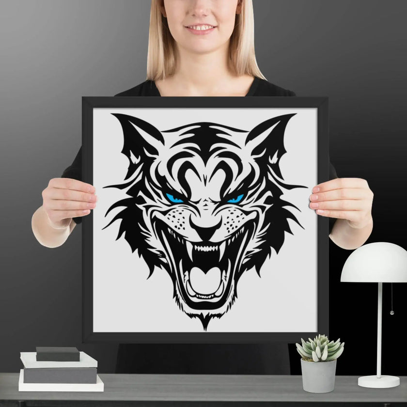 Fierce Fusion Wall Art Framed poster - STYLISHOUR